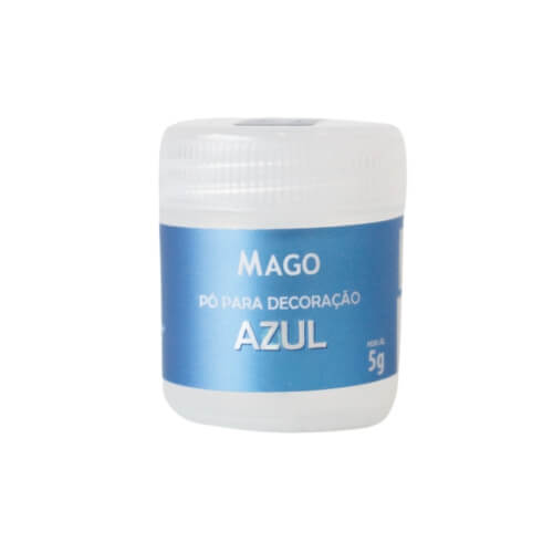 Pó Decorativo Cintilante Azul Escuro 5 Gr Mago