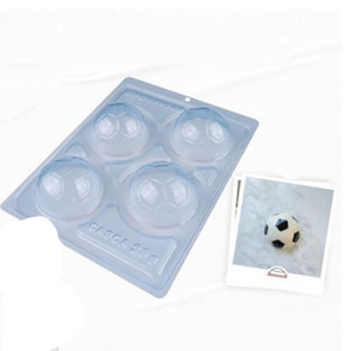 Forma Silicone Bola Futebol 65 Mm (*10034) Bwb