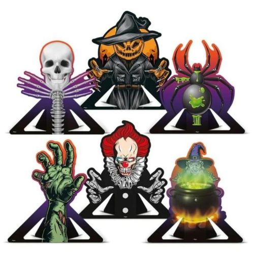 Decoração De Mesa Halloween C/ 6 Un Regina