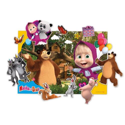 Kit Decorativo Masha E O Urso Classic Regina