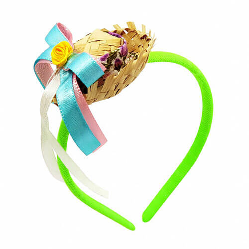 Tiara Junina P C/Laço Mod 4 Halley Fitas