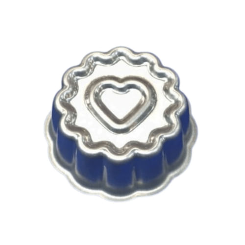 Forma Ballerine Crespa Coração 11,5x5 Caparroz