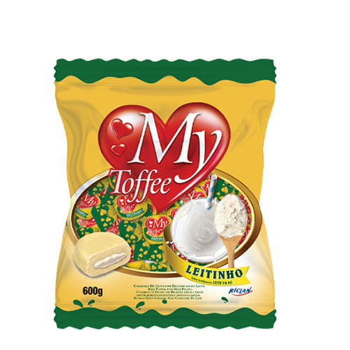 Bala My Toffee Leitinho 500 Gr Riclan