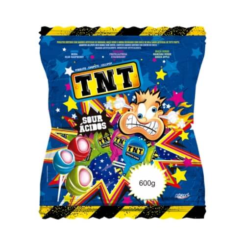 Pirulito Tnt Sabores Sortidos 600 Gr Pop Mania