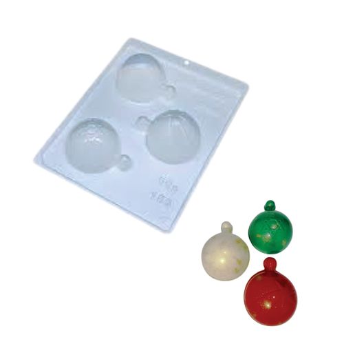 Forma Silicone Bolas Para Enfeites De Natal (*155) Bwb