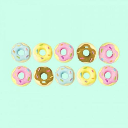Biscuit Comestivel Donuts P C/ 10 Un (643) Jady