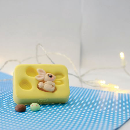 Molde Silicone Coelinho C/ Ovos (411652) Bluestar