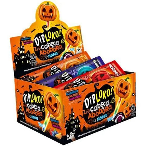 Diploko Neon Cabeça De Abóbora 30x10 Gr Danilla