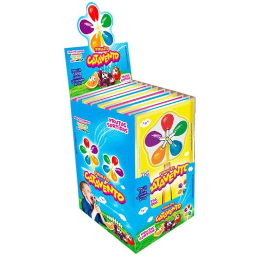 Pirulito Catavento Gotas 12x12 Gr Danilla