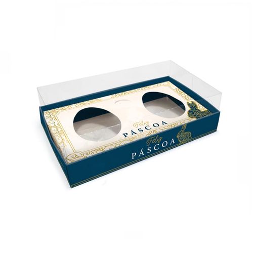 Caixa Ovo De Colher 2 Cavas 150 Gr  Eleganc Un Jr