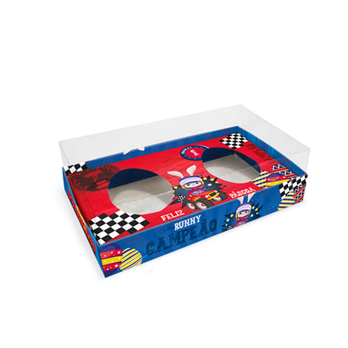 Caixa Ovo De Colher 2 Cavas 150 Gr  Runny Un Jr