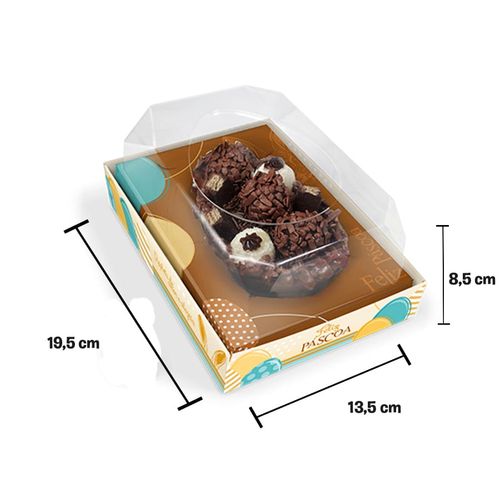 Caixa Ovo De Colher 250/350/500 Gr Ovos De Pascoa Un Jr
