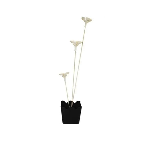 Cachepo C/ Pega Balão 3 Hastes 35 Cm Preto (Pb135) Jcl