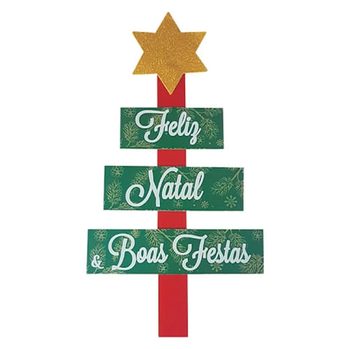 Placa Jardim Feliz Natal (Na0001) Grintoy