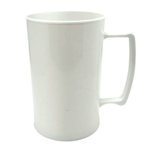 Caneca Slim Solido Branca 400  Ml Franzao