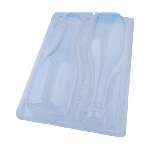 Forma Silicone Garrafa De Champanhe Sp (*3649) Bwb
