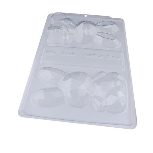 Forma Silicone Coelho Sentado Lapidado Sp (*3660) Bwb