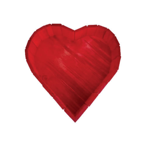 Coração De Pinus M Vermelho (3295) Priscila