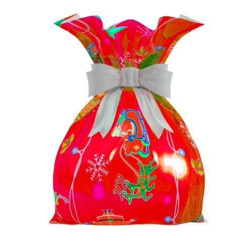 Saco Presente 20x30cm Natal 50un