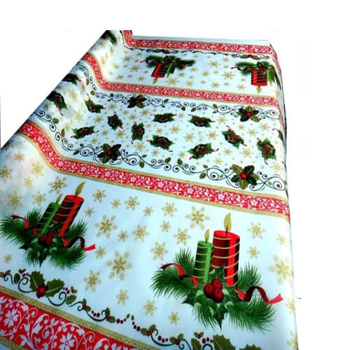 Tnt Estampado Toalha De Natal 1 Mt