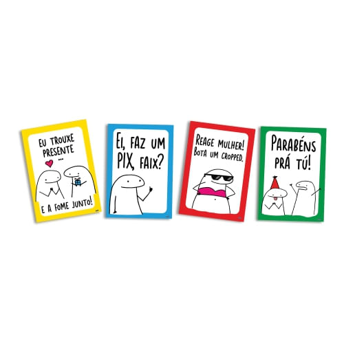 Quadros Decorativo Flork Meme 4un Festcolor