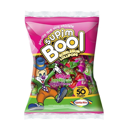 Pirulito Supimbool Sortido 600gr Santa Rita
