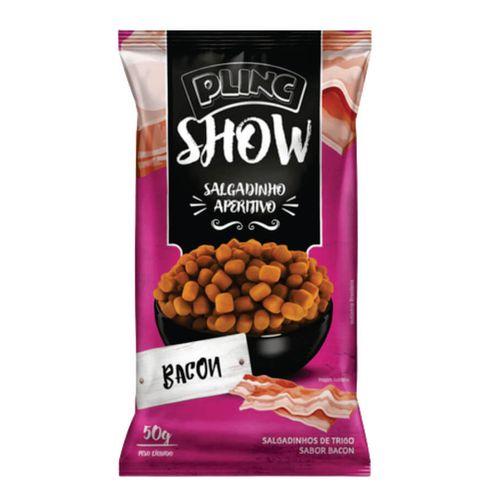 Salgadinho Plinc Show Bacon 50 Gr Plinc