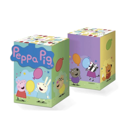 Caixa Surpresa Peppa Pig Com Aplique 8un Regina