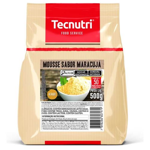 Mousse 500gr Tecnutri