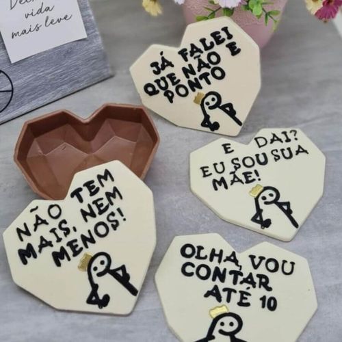 Placa Pvc Coração Lapidado Flork Tipo 1 500g Bwb