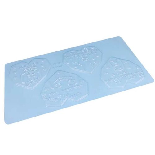 Placa Pvc Coração Lapidado Flork Tipo 2 500g Bwb