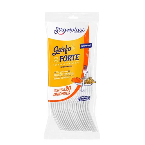 Garfo Forte 50un Strawplast