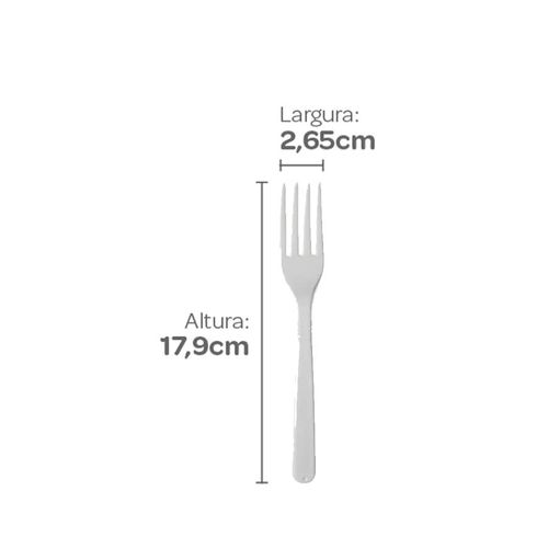 Garfo Forte 50un Strawplast