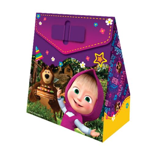 Caixa Surpresa Envelope Masha E O Urso C/ 8 Un Regina