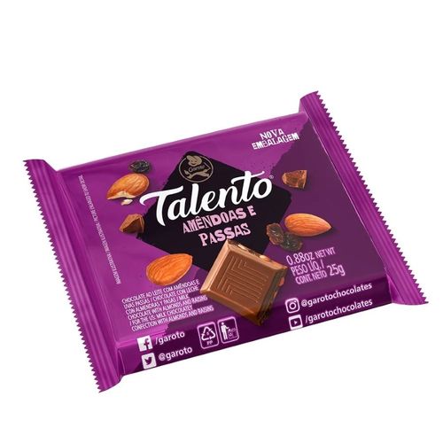 Talento Tablet 25gr Garoto