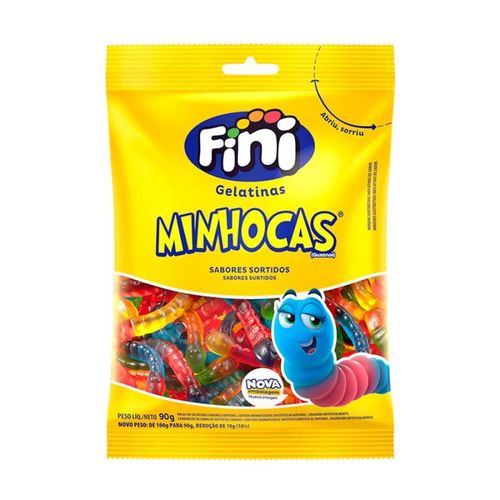 Bala Minhocas Brilho 80 Gr Fini