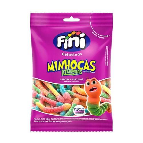 Bala Minhocas Citrica 90 Gr Fini