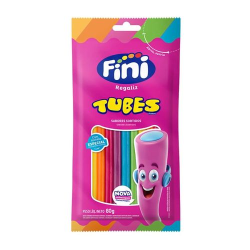 Bala Tubes Arco-Iris 80 Gr Fini