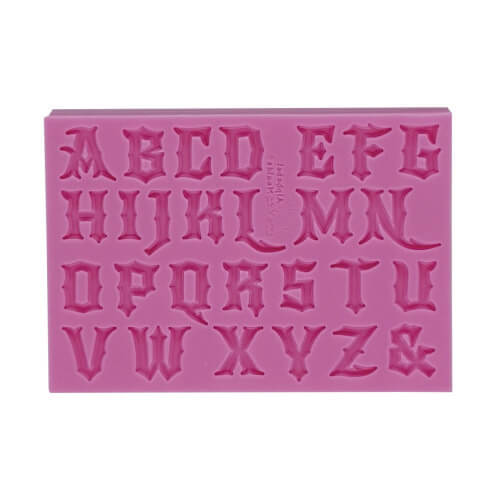 Molde Silicone Alfabeto Maiusculo Antigo (Gmezn612) Primechef