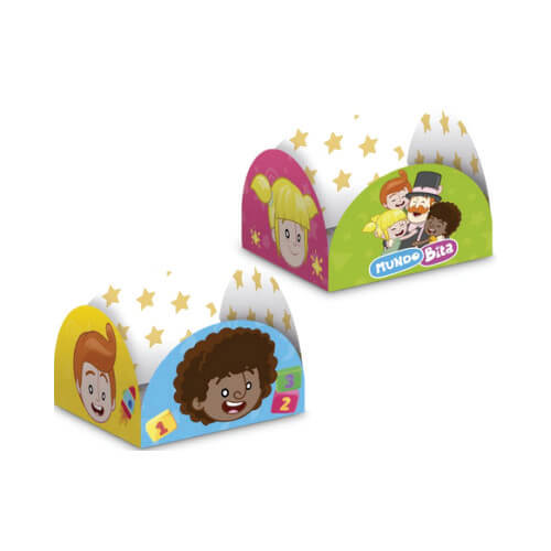 Porta Forma Mundo Bita C/ 50 Un Regina