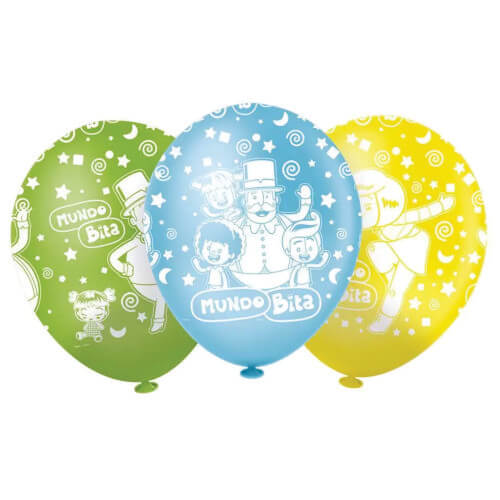 Balão Mundo Bita N 12 C/ 10 Un Regina
