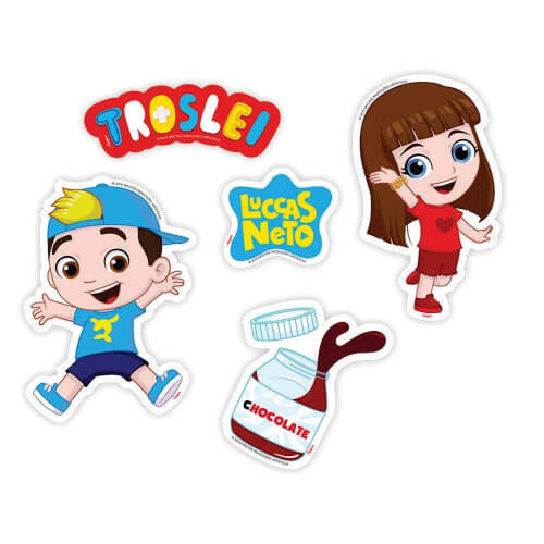 Mini Personagem Decorativo Luccas Neto C/ 50 Un Regina