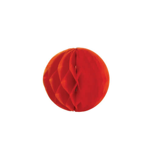 Enfeite Bola Colmeia Dobravel 10 Cm Vermelho Fox Import