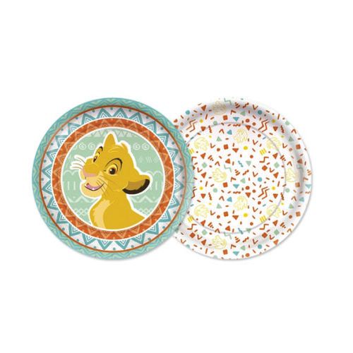 Prato 18 Cm O Rei Leão C/ 12 Un Regina