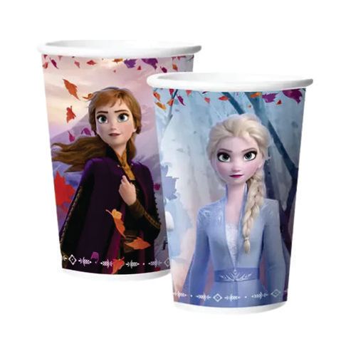 Copo Descartavél Papel 180 Ml Frozen C/ 8 Un Regina