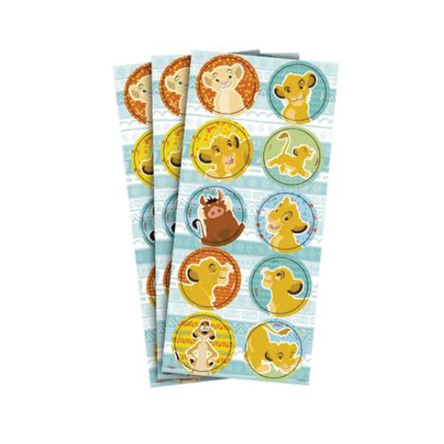 Adesivo Redondo O Rei Leão C/ 3 Un Regina