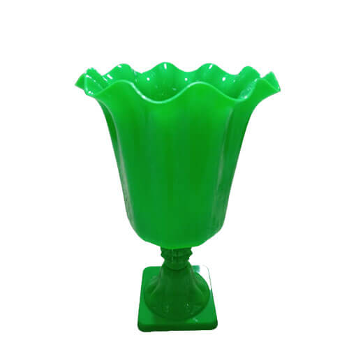 Vaso Flor Pequeno 23 Cm Verde Neon Havetech