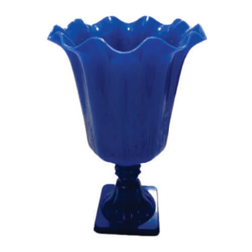 Vaso Flor Medio 27 Cm Azul Royal Havetech