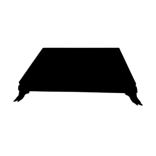 Bandeja Romana Quadrada 20x20 Cm Preta Havetech