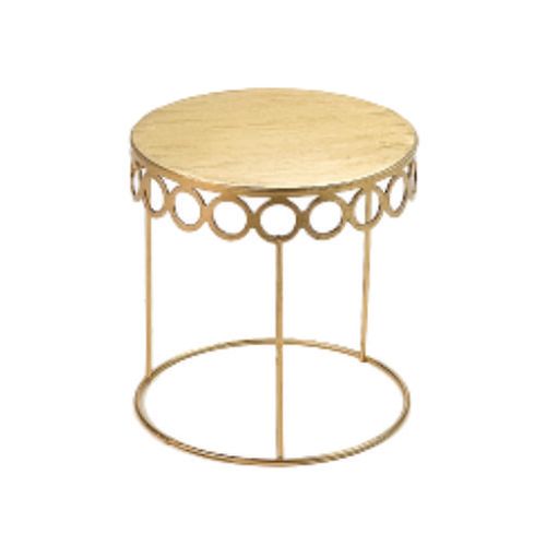 Bandeja Luxo Metal Argola 3 Ferrinho Dourada Media 10x13 Cm (Af.1323) Arts Ferr